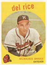 1959 Topps Baseball Cards      104     Del Rice